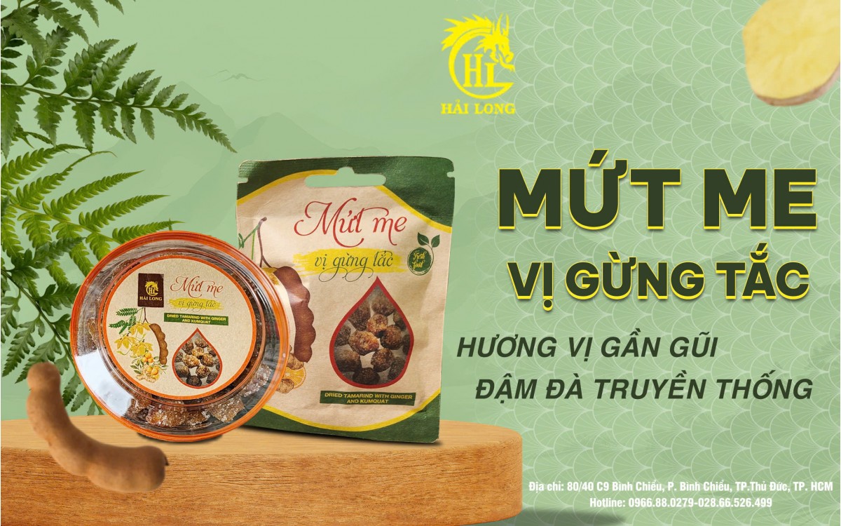 MỨT ME VỊ GỪNG TẮC - HƯƠNG VỊ GẦN GŨI, ĐẬM ĐÀ TRUYỀN THỐNG